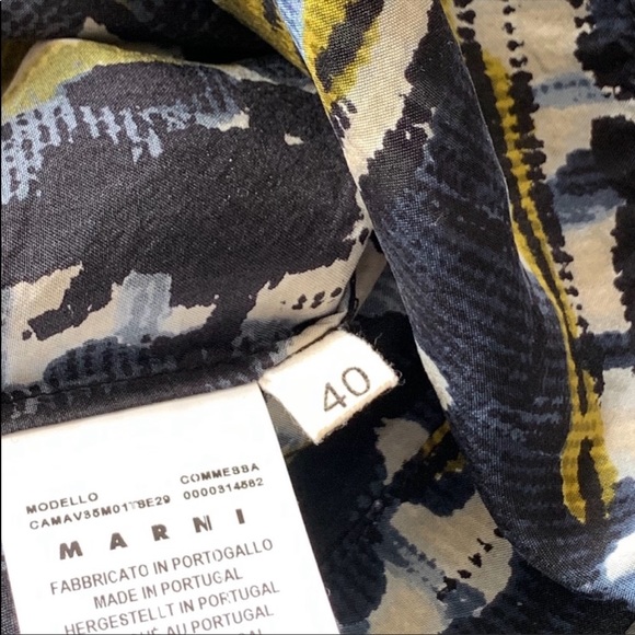 MARNI SILK BLOUSE Size US Small - Picture 6 of 9
